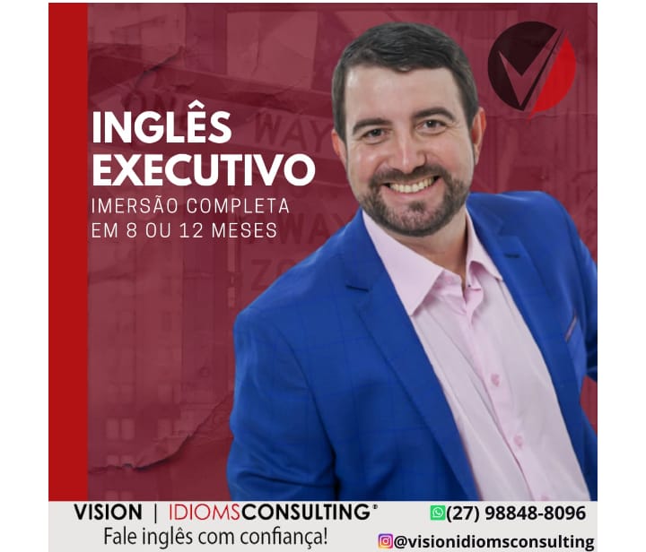 CURSO DE INGLES VIP E EXECUTIVO COMPLETO EM 12 MESES
